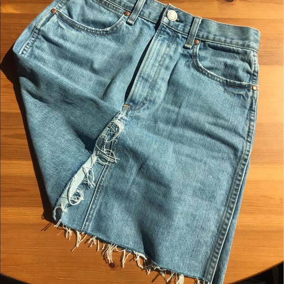 Rag & Bone denim skirt - Picture 3 of 4